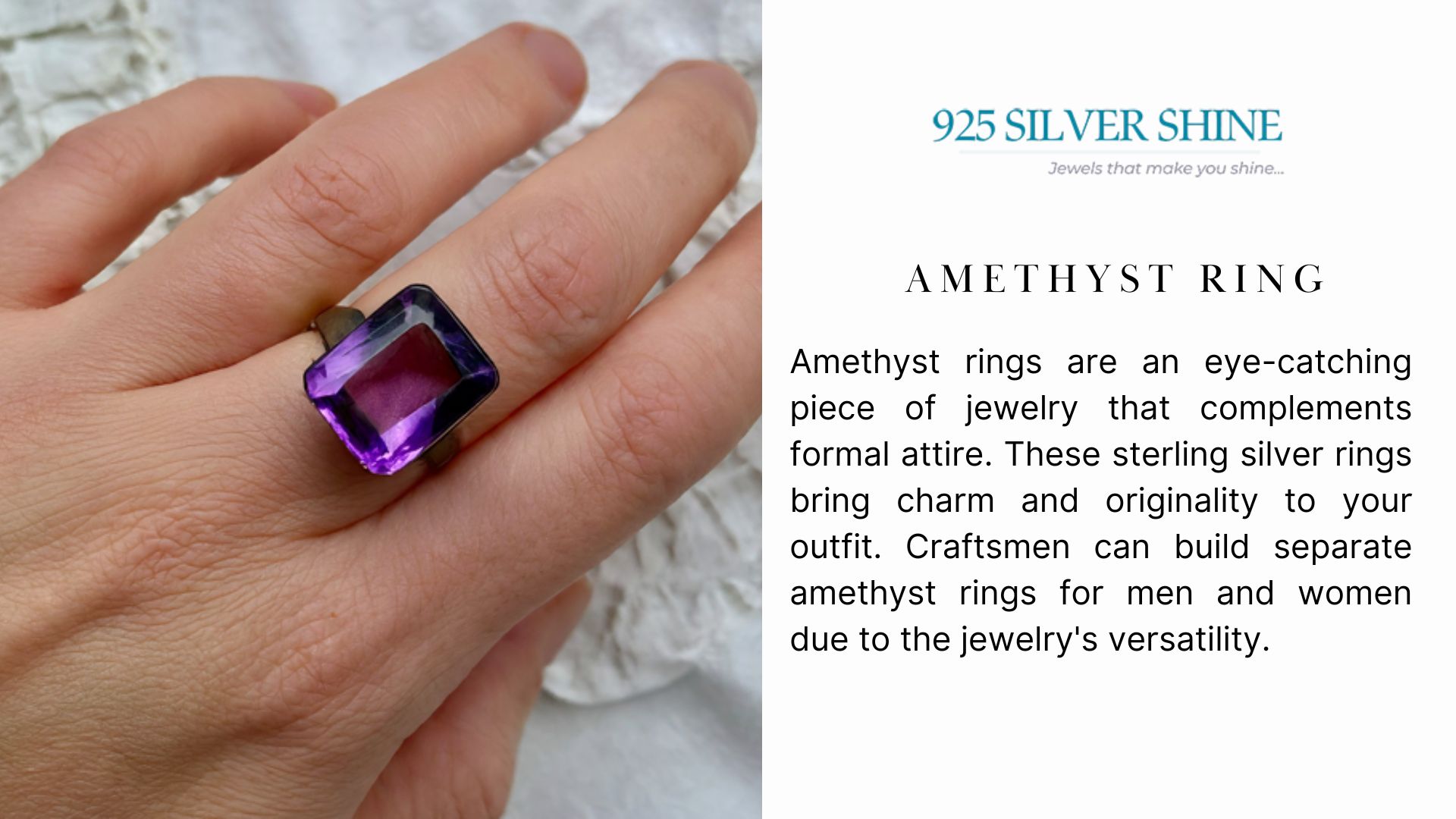 Amethyst Jewelry, amethsyt rings, amethyst rings for women, amethyst silver ring