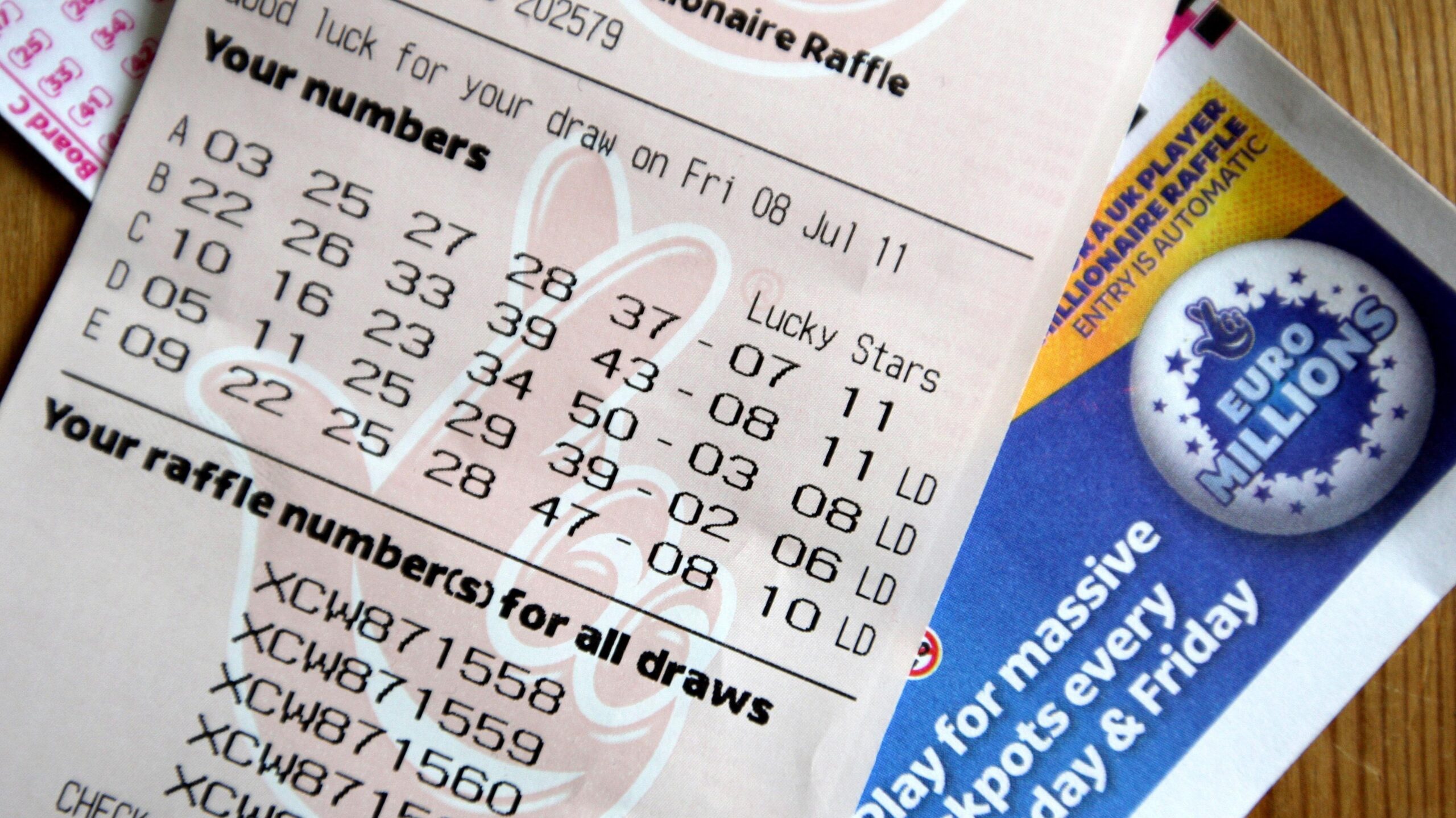 Euro Millions Lottery UK