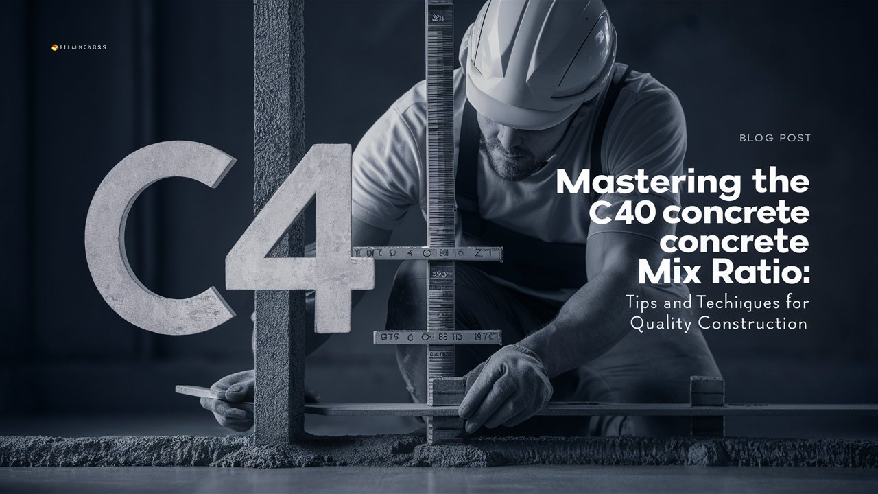 Mastering the C40 Concrete Mix Ratio: Tips and Techniques for Quality Construction