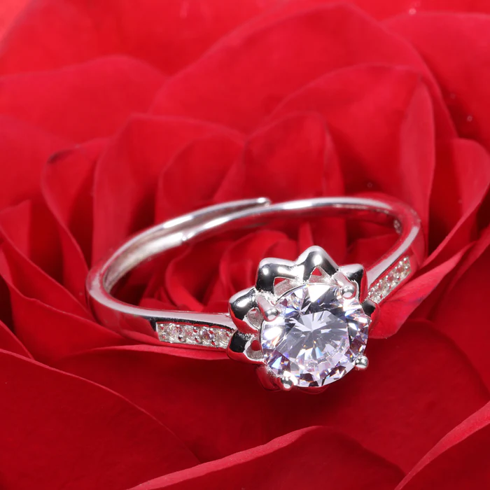 Silver Engagement Rings for Women