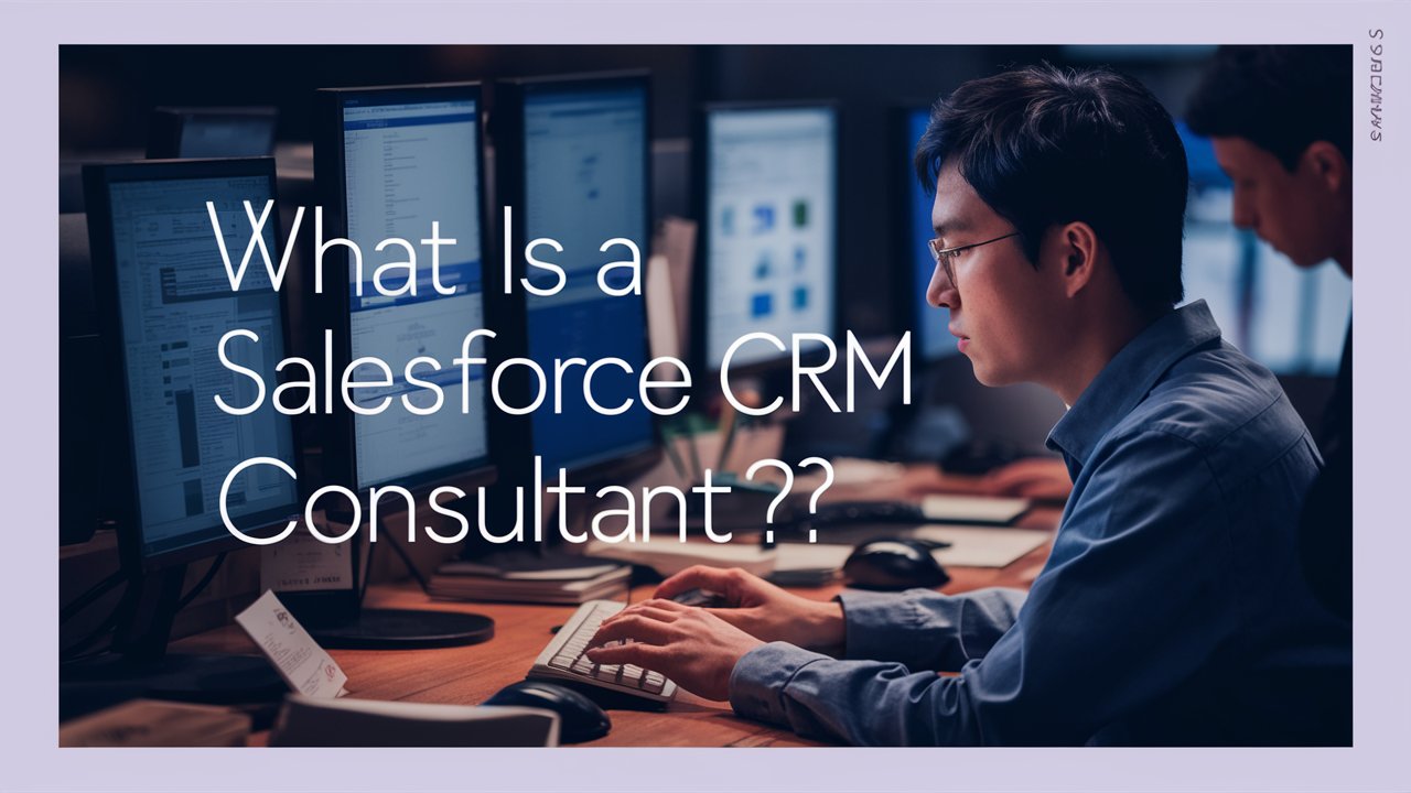 What is a Salesforce CRM Consultant