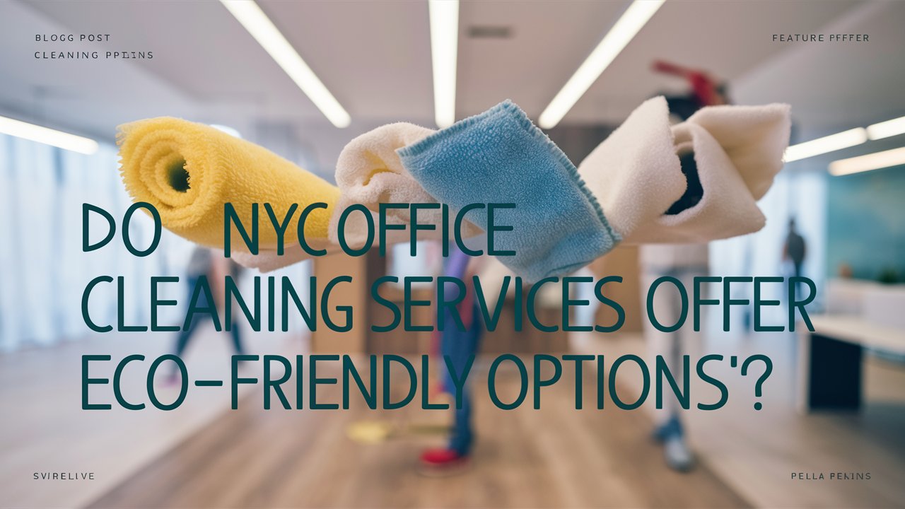 Do NYC Office Cleaning Services Offer Eco-Friendly Options?