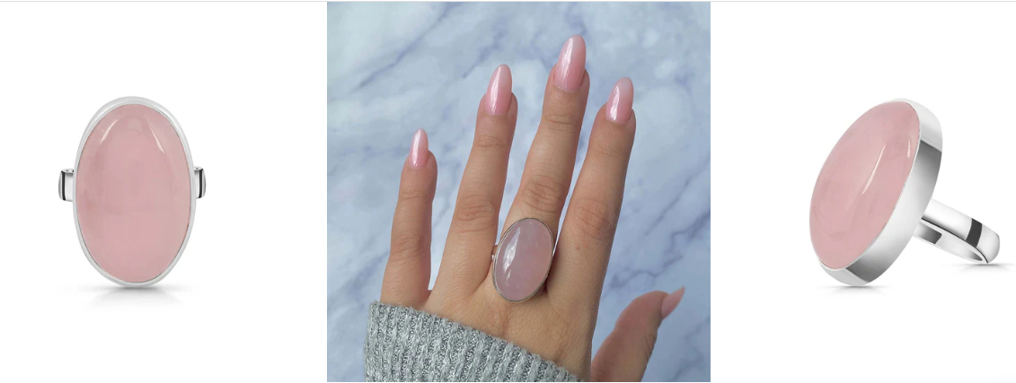 rose quartz jewelry