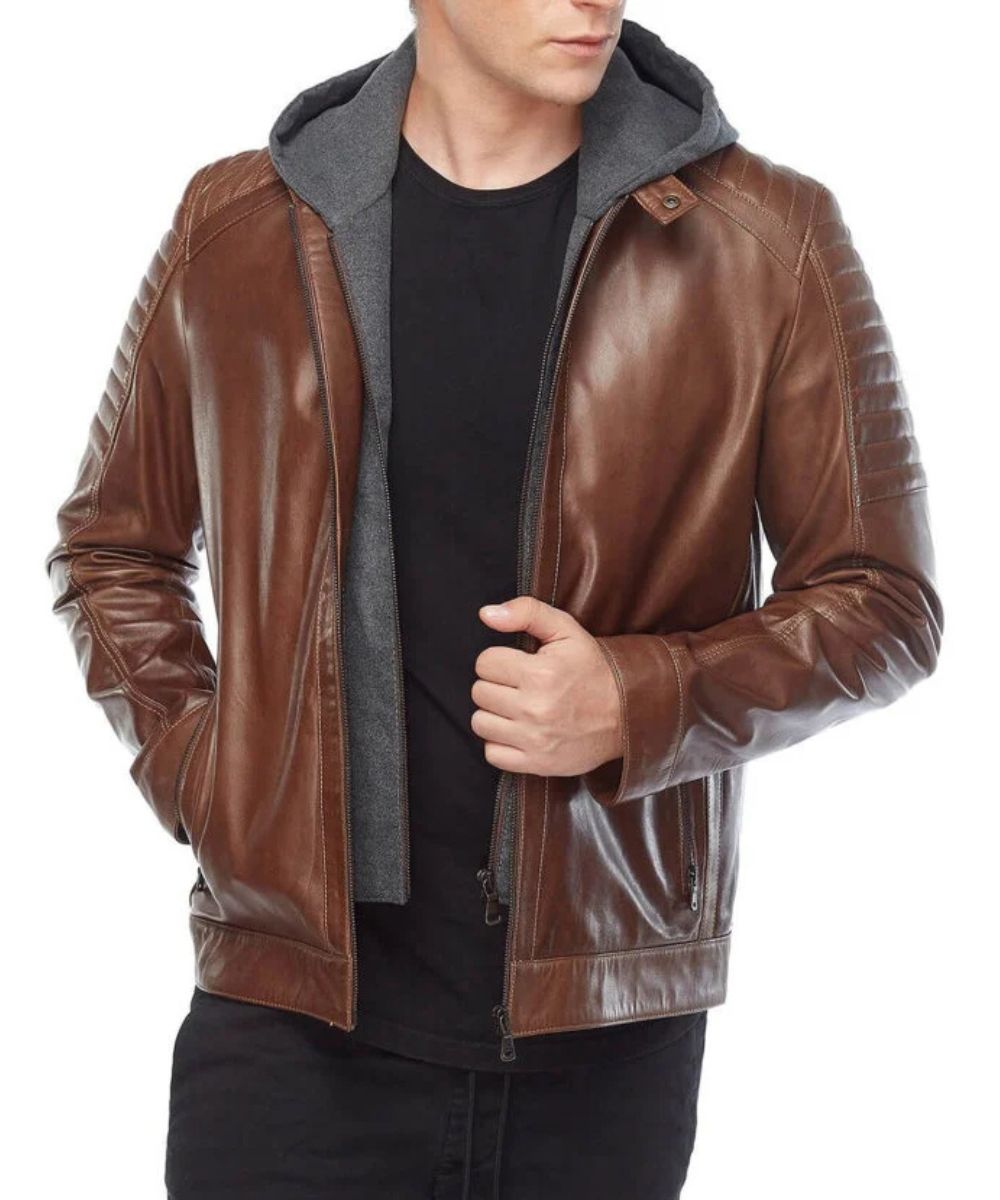 Brown Mens Leather Jacket s- Rare-Leather