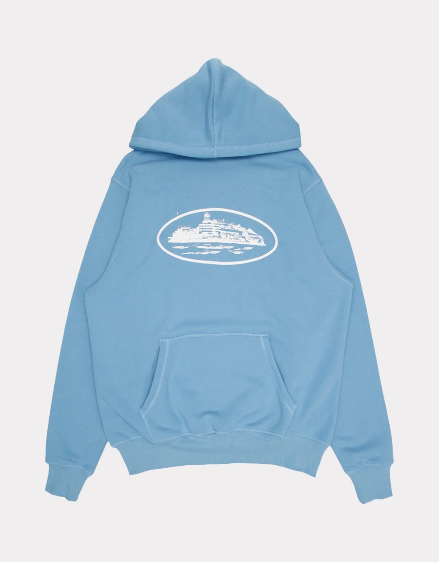 Corteiz Alcatraz Hoodie – Blue