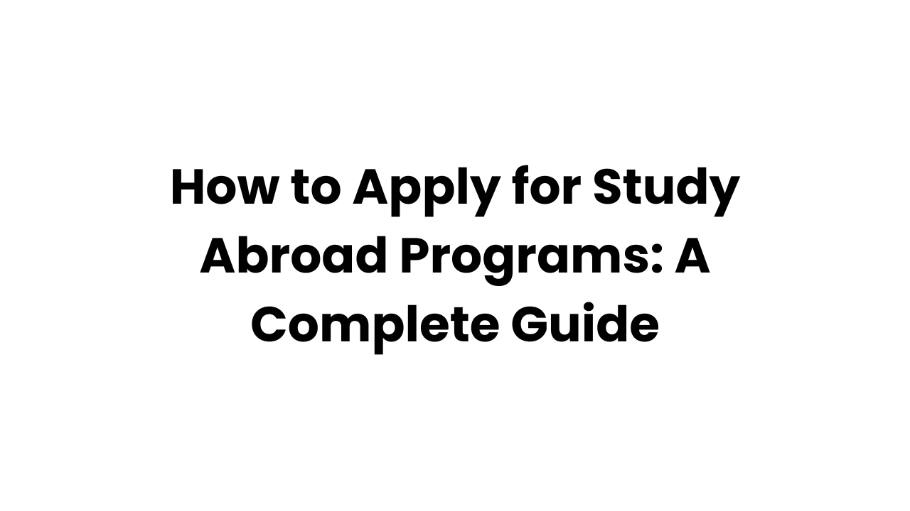 study abroad consultant