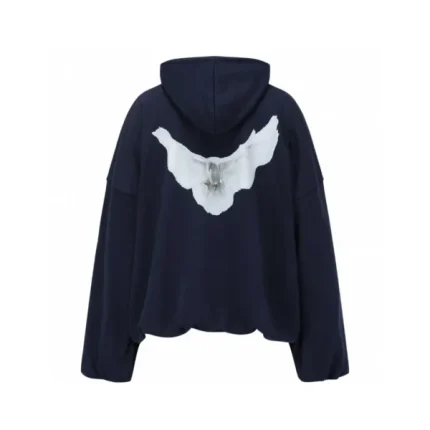 Peace-Dove-Printed-Gap-Hoodie-Blue