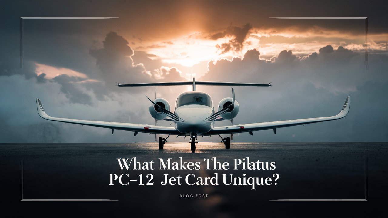 What Makes the Pilatus PC-12 Jet Card Unique?