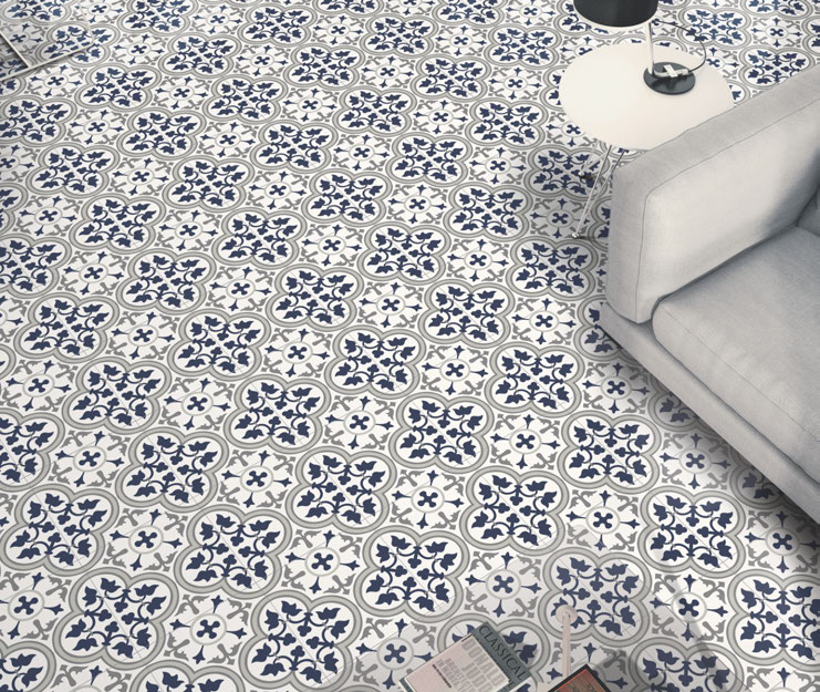 Grey Moroccan tiles