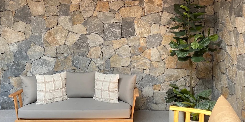 Stone wall cladding