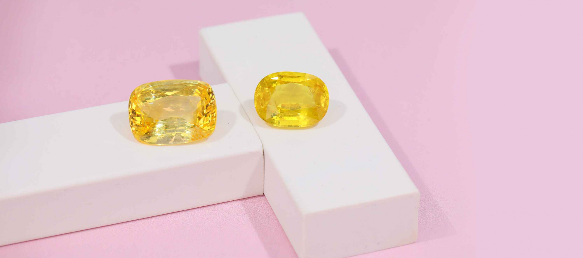 Yellow sapphire stone