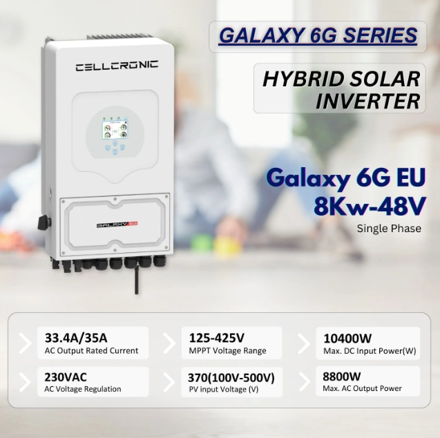 8KW 48V Hybrid Solar Inverter with Dual MPPT