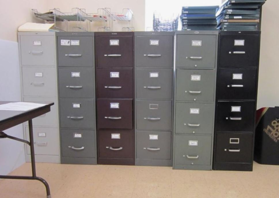 filing cabinets